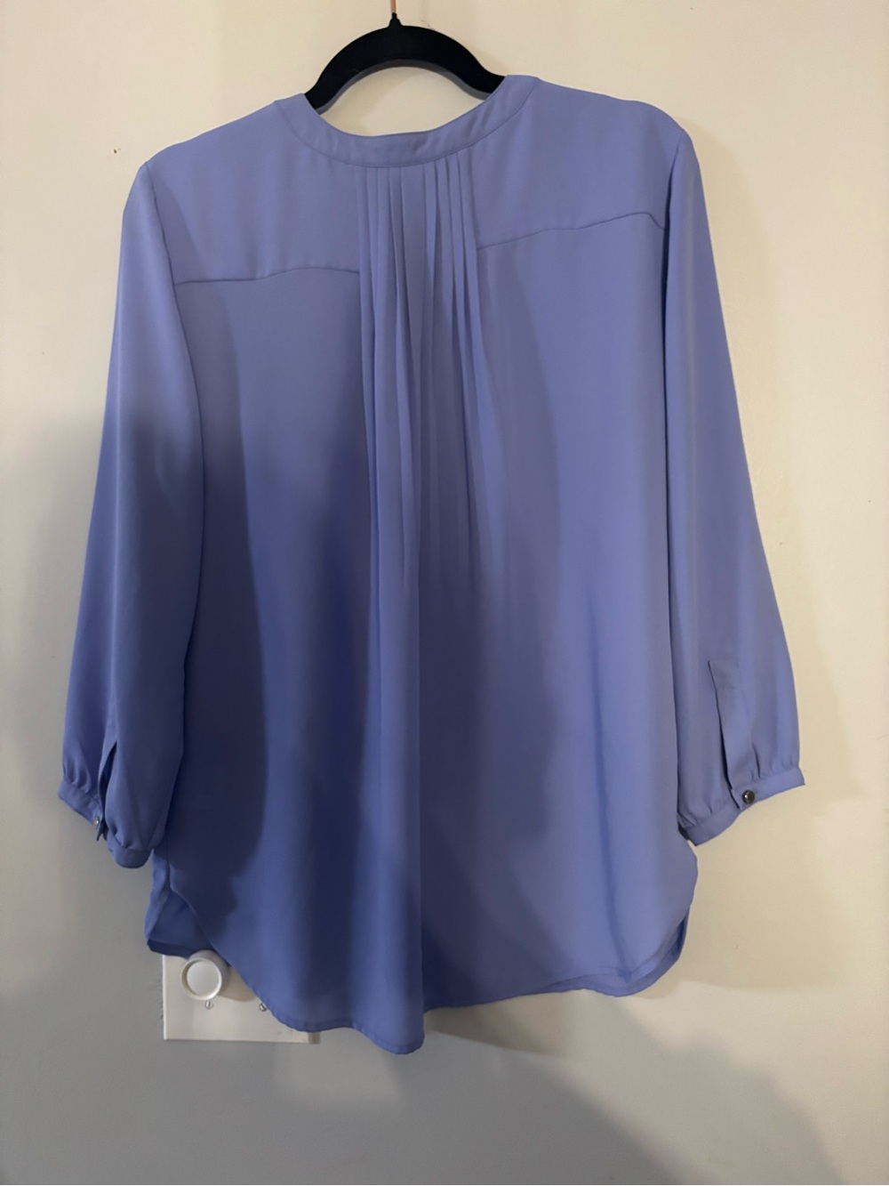 JM Collection Button-Trim Pullover Blouse - Picture 2 of 6